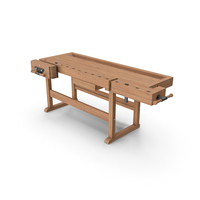Oak Workbench For Woodwork PNG & PSD Images
