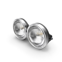 Motorcycle Headlight Pair White PNG & PSD Images