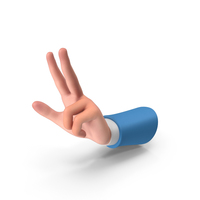 Left Showing Two Finger Hand Gesture PNG & PSD Images