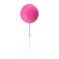 Pink Solid Round Balloon PNG & PSD Images