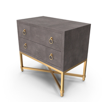 Samara Nightstand Grey PNG & PSD Images