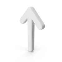 White Arrow Up PNG & PSD Images