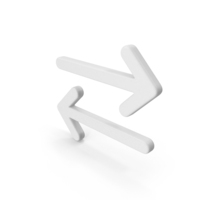 White Arrow Left And Right PNG & PSD Images