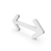 White Arrow Left аnd Right PNG & PSD Images