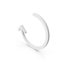 White Arrow Recycle PNG & PSD Images
