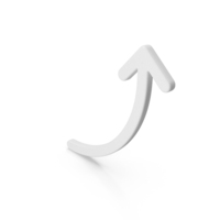 White Arrow Up PNG & PSD Images