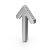 Silver Arrow Up PNG & PSD Images