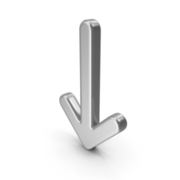 Silver Arrow Down PNG & PSD Images