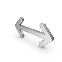 Silver Arrow Left аnd Right PNG & PSD Images