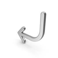 Silver Arrow Turn PNG & PSD Images