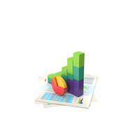 Financial Graph PNG & PSD Images