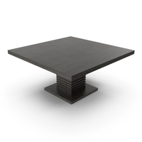 Square Pedestal Dining Table PNG & PSD Images