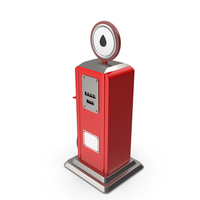 Retro Gas Pump PNG & PSD Images