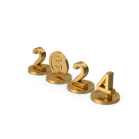 2024 And Coins PNG & PSD Images