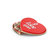 Heart Shaped Chocolate Box PNG & PSD Images