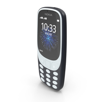 Blue Nokia 3310 New Lights On PNG & PSD Images