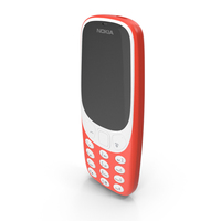 Nokia 3310 New Red PNG & PSD Images