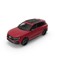 Volkswagen Touareg 2024 Red PNG & PSD Images