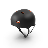 Skateboard Helmet Black PNG & PSD Images