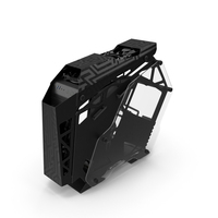 Modern Gaming PC Case Empty PNG & PSD Images