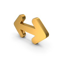Small Two Side Directional Arrow Way PNG & PSD Images