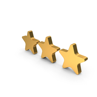 Three Star Rating Review PNG & PSD Images