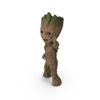 Groot Waving His Hand PNG & PSD Images