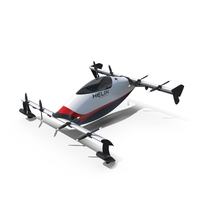 Helix Pivotal Electric VTOL Aircraft PNG & PSD Images