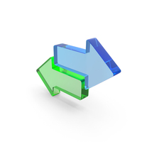 Opposite Directional 2 Arrows PNG & PSD Images