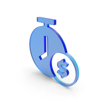 Stop Clock Alarm Dollar Money Icon PNG & PSD Images