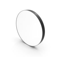 White Circular Board Black Boarder PNG & PSD Images