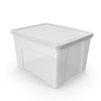 Storage Bin Container Box Big Closed White PNG & PSD Images