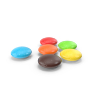 Multicolored Chocolate Candies PNG & PSD Images
