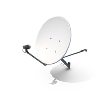 Satellite Dish For Wall White PNG & PSD Images