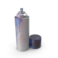 Used Cans Of Spray Paint White PNG & PSD Images