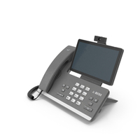 Smart Video IP Phone Matrix Grey PNG & PSD Images