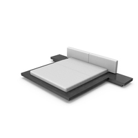 Worth Bed Leather And Oak King PNG & PSD Images
