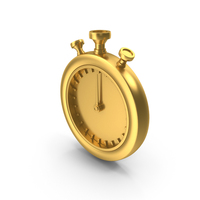 Stop Watch Gold PNG & PSD Images