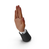 Right Hand Stop Raised Open Gesture PNG & PSD Images