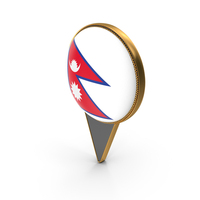 Flag Of Nepal Dual Side Locate PNG & PSD Images