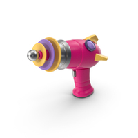 Sci-Fi Gun Pink PNG & PSD Images