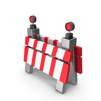 Traffic Barrier White PNG & PSD Images