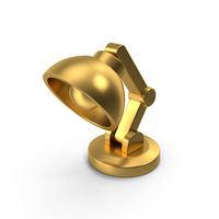 Desk Lamp Gold PNG & PSD Images