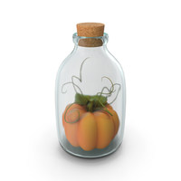 Pumpkin In Bottle PNG & PSD Images