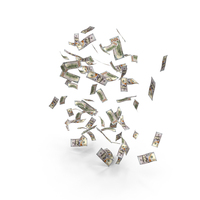 Few Dollar Notes Falling Money PNG & PSD Images