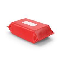 Red Wet Napkin Package PNG & PSD Images