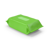 Green Wet Napkin Package PNG & PSD Images