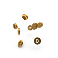 Bit Coins Group Hovering PNG & PSD Images