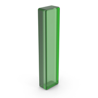 Green Plastic Ukrainian Letter І PNG & PSD Images