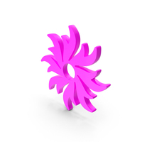 Abstract Circle Flower Shape Coloured Icon PNG & PSD Images
